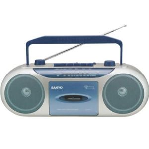 SANYO ラジオカセットレコーダー U4-ST23-L(ブルー)