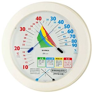 エンペックス 環境管理温・湿度計 熱中症注意 TM-2482