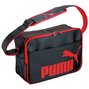 puma(プーマ) AthMatタイプAショルダーM ブラック*プーマレッド 068389 01