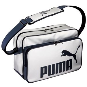 puma(プーマ) AthMat2タイプBショルダーM プーマシルバー*ニューネイビー 869070 02