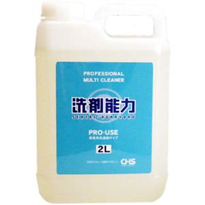 洗剤能力 プロ 濃縮タイプ 2L