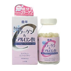 豊年 Nanoコラーゲン&ヒアルロン酸 240粒