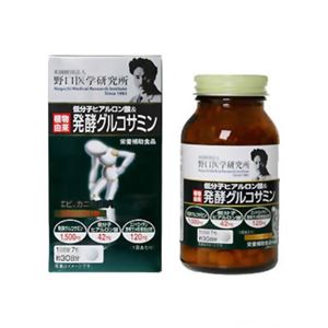 野口医学研究所 低分子ヒアルロン酸&発酵グルコサミン 210粒