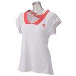 adidas(アディダス) W TN adilibria S/S Tシャツ ホワイト*アートレッド L HZ766 P29421