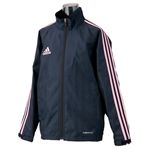 adidas(アディダス) KIDS SHADOW ウィンドブレーカージャケット ダークネイビー*ピンク 140cm HZ858 P29618