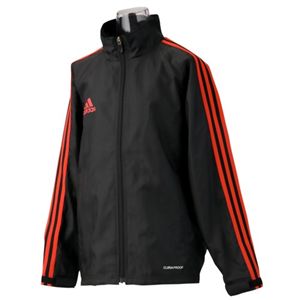 adidas(アディダス) KIDS SHADOW ウィンドブレーカージャケット ブラック*レッド 130cm HZ858 P29620