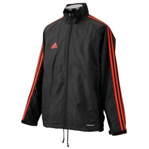 adidas(アディダス) SHADOW ウィンドブレーカージャケット ブラック*Cレッド M IL231 E91287