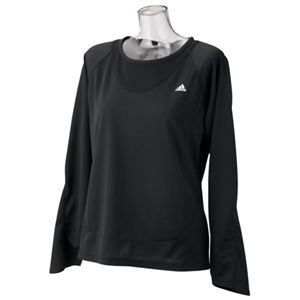 adidas(アディダス) 365ファブリックXロングスリーブTシャツ ブラック M IU527 E93409