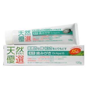 薬用歯みがき 天然優選 Dr.Apa15 120g