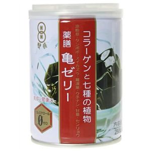 コラーゲンと七種薬草 亀ゼリー 250g*6缶