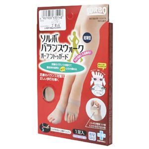 ソルボバランスウォーク オープントゥガード超薄型1足入 ブロンズ