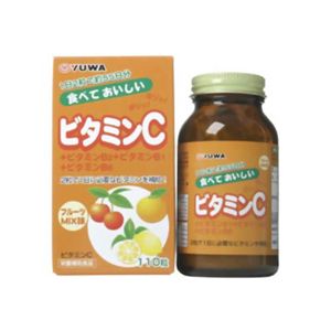 ユーワ 食べておいしい ビタミンC+ビタミンB群 110粒 【2セット】