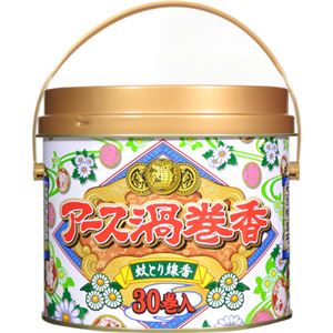 アース渦巻香 30巻缶入 【4セット】