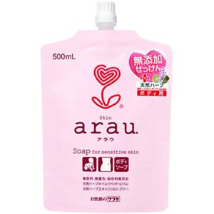 arau.ボディーソープ つめかえ用 クアトロパック 500ml 【6セット】