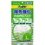 ファミリービニール 薄手指先強化 L グリーン 【12セット】