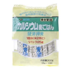 骨太家族カルシウム麦ごはん(胚芽押麦) 25g*12袋 【7セット】