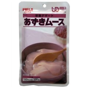 栄養デザート あずきムース 5袋入 【3セット】