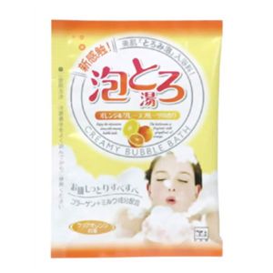 お湯物語 泡とろ湯 オレンジ&グレープの香り30g 【12セット】