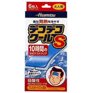 デコデコクールS(冷却シート) 大人用 6枚 【17セット】