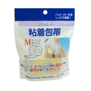 デルガード粘着包帯 Mサイズ 【10セット】