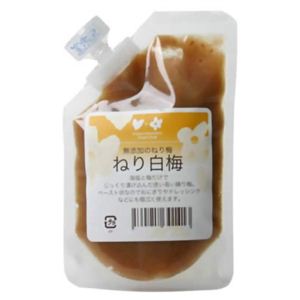 ねり白梅 無添加 国産梅使用 100g 【4セット】