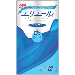 エリエール トイレットティシュー 12R(シングル) 【20セット】