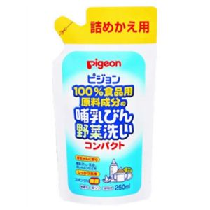 ピジョン 哺乳びん野菜洗いコンパクト 250ml(詰め替え用) 【8セット】