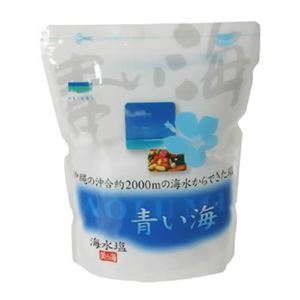 青い海 海水塩 500g 【4セット】