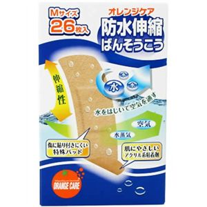 オレンジケア 防水伸縮絆創膏M 26枚入 【6セット】