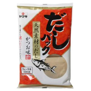 天然素材だし だしパック鰹 9g*8袋 【14セット】