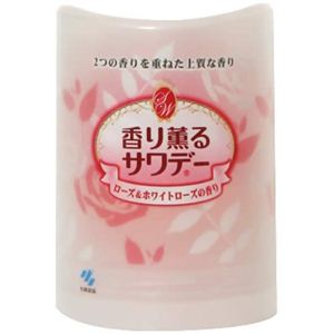 香り薫るサワデー ローズ&ホワイトローズの香り 140g 【9セット】