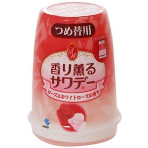 香り薫るサワデー つめ替 ローズ&ホワイトローズの香り 140g 【18セット】