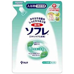 ソフレ スキンケア入浴液つめかえ用 ハーブ 600ml 【7セット】