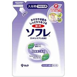 ソフレ スキンケア入浴液つめかえ用 ラベンダー 600ml 【7セット】