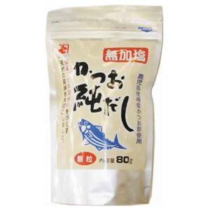 無加塩かつお純だし 80g 【6セット】