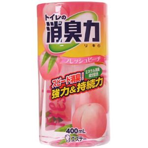 トイレの消臭力 フレッシュピーチ 400ml 【8セット】