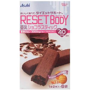 スリムアップエイド リセットボディ 豆乳ショコラスティック 2本入*6袋 【11セット】