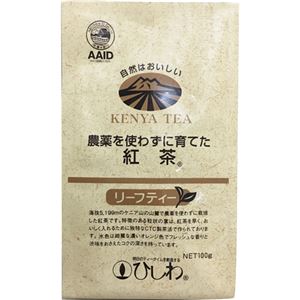 ひしわ 農薬を使わずに育てた紅茶リーフティー 100g 【5セット】