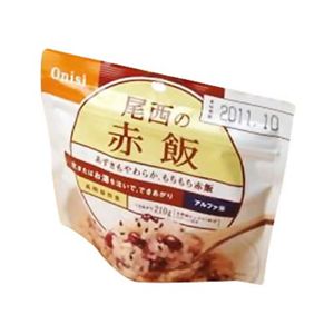 アルファ米 尾西の赤飯 【9セット】