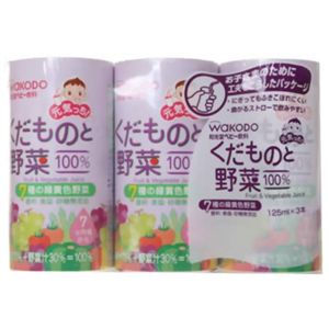 元気っち くだものと野菜 125ml*3本 【19セット】