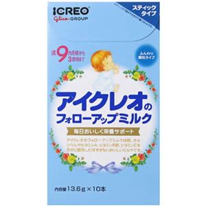 アイクレオ フォローアップミルク スティックタイプ 13.6g*10本入 【15セット】