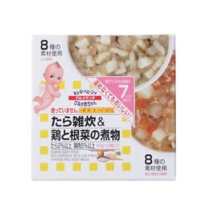 グルメ赤ちゃん AD-2 たら雑炊&鶏と根菜の煮物 60g*2個入 7ヵ月から 【13セット】