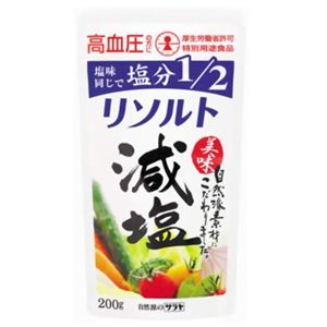 リソルト減塩 つめかえ用 200g 【6セット】