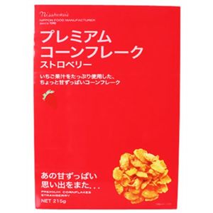 日食プレミアムコーンフレーク ストロベリー 215g 【7セット】