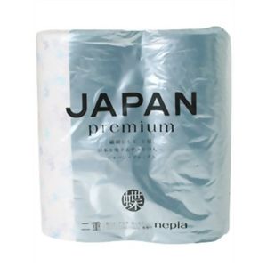 ネピア JAPAN プレミアムダブル 4ロール 蝶 【11セット】