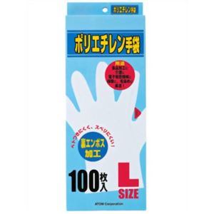 ポリエチレン手袋 L 100枚入 【4セット】