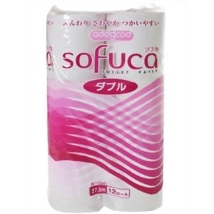 アドグッド SoFuCa トイレットロール ダブル 27.5m*12ロール 【10セット】