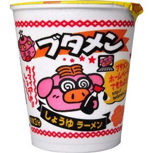 【ケース販売】おやつカンパニー ブタメン しょうゆラーメン 31g*15個 【11セット】