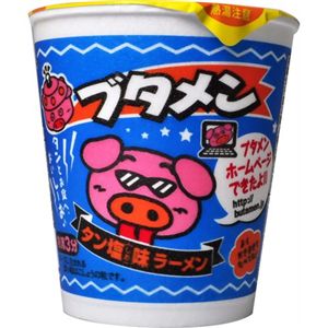 【ケース販売】おやつカンパニー ブタメン タン塩味ラーメン 37g*15個 【11セット】