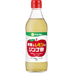 マルカン 蜂蜜&レモン入りリンゴ酢 360ml 【3セット】